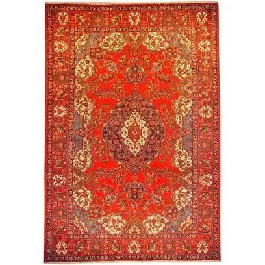 One Of The Kind Persian Tabriz Rug 11'7" x 7'11"